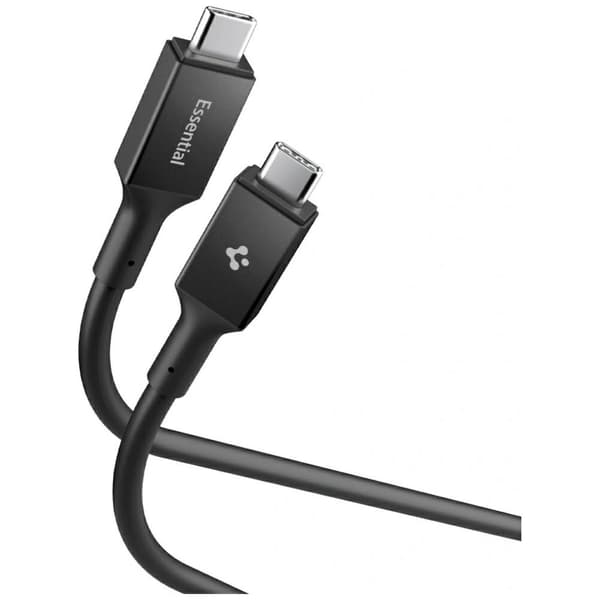 Spigen EB10020CC Essential USB-C -kaapeli 100W 2m musta