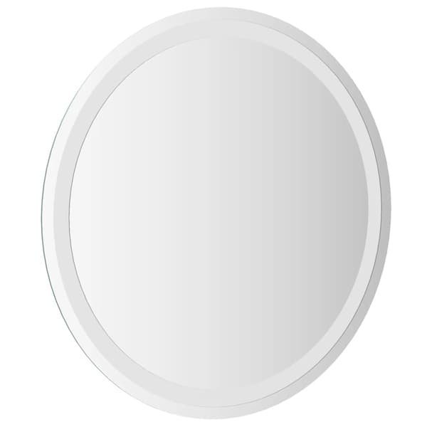 vidaXL Badrumsspegel med LED, rund, 60 cm
