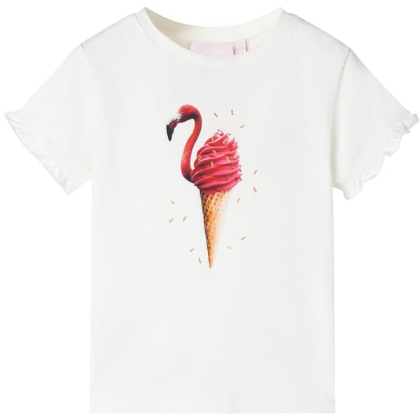 Børne-T-shirt, ecru, 104