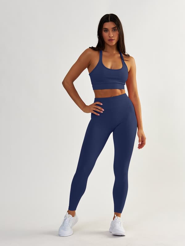 Marinblå Sport-BH - Gym Queen M