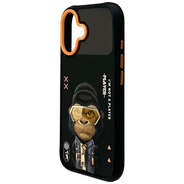 Nimmy Cool&Cute 2.0 Gorilla-cover til iPhone 17, sort