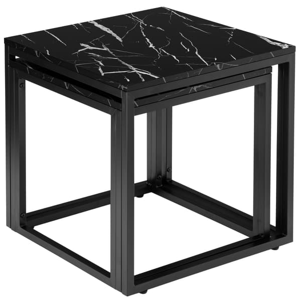 PRAVEN SOFFBORD I SVART MARMOR