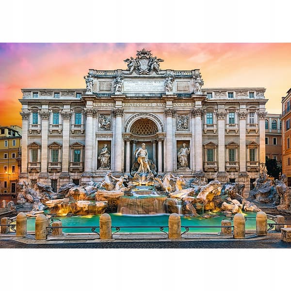 37292 Puzzle Fontana di Trevi Rom 500 bitar