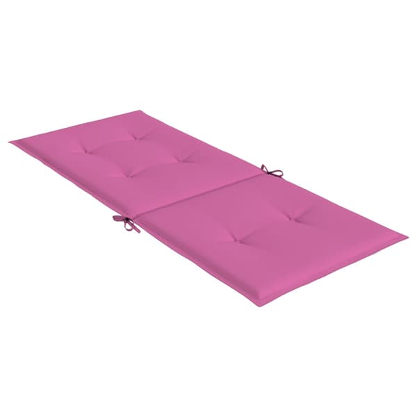 vidaXL Trädgårdsdynor, set om 4, rosa, tyg