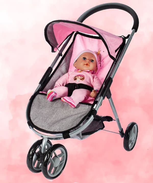 [paket][5] Lättvikts dockvagn Princess X395