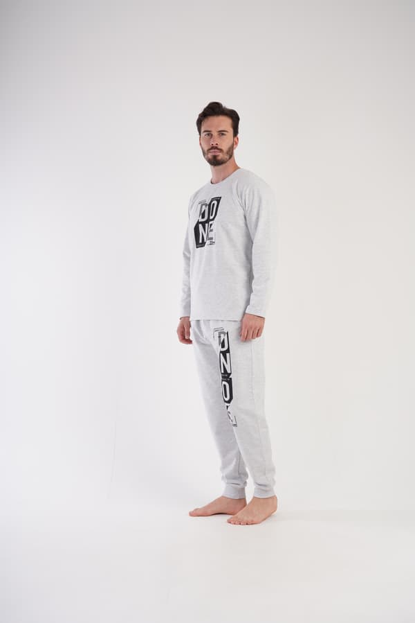 Herrepyjamas i tyk bomuld, Vienta XXL