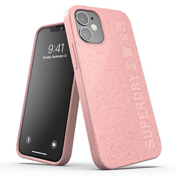 SuperDry Snap-etui til iPhone 12 mini, lyserød