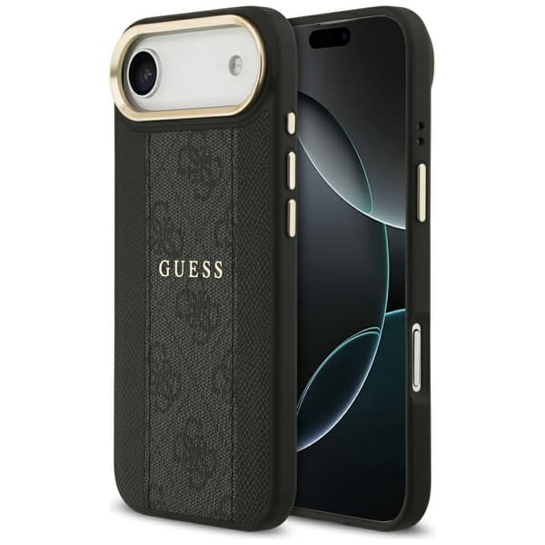 Guess 4G Stripe MagSafe-etui til iPhone Air, sort