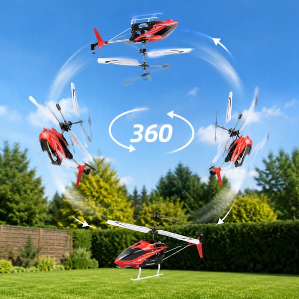 Fjärrstyrd helikopter röd Z3440