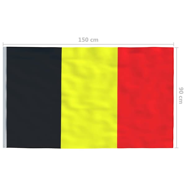 vidaXL Belgian lippu 90x150 cm