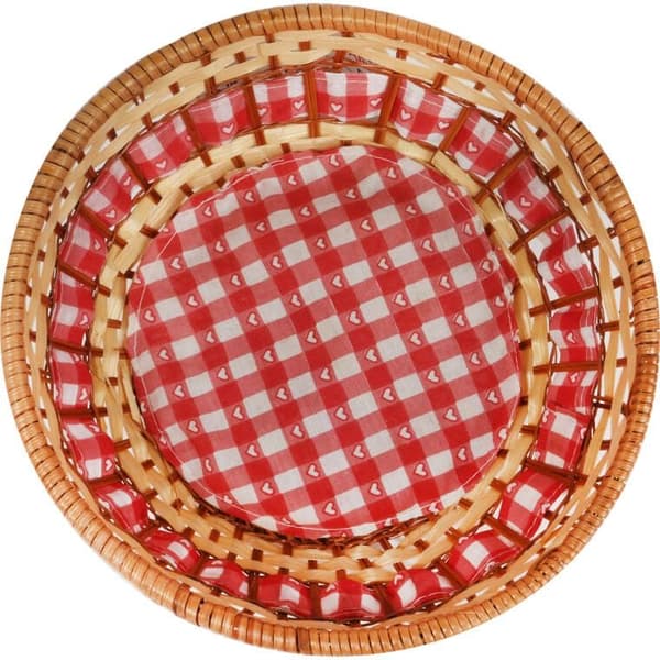 Rund brödkorg 22 cm/4