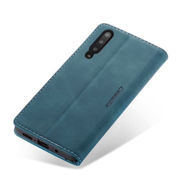 CASEME Etui til Samsung Galaxy A70, Læderpung, Blå