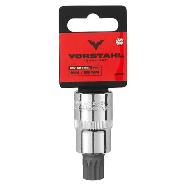 Topnøgle 1/2” med not CrV-bit > M16 x 55mm < Vorstahl