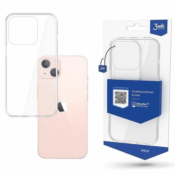 3MK Armor -kotelo iPhone 14:lle, läpinäkyvä