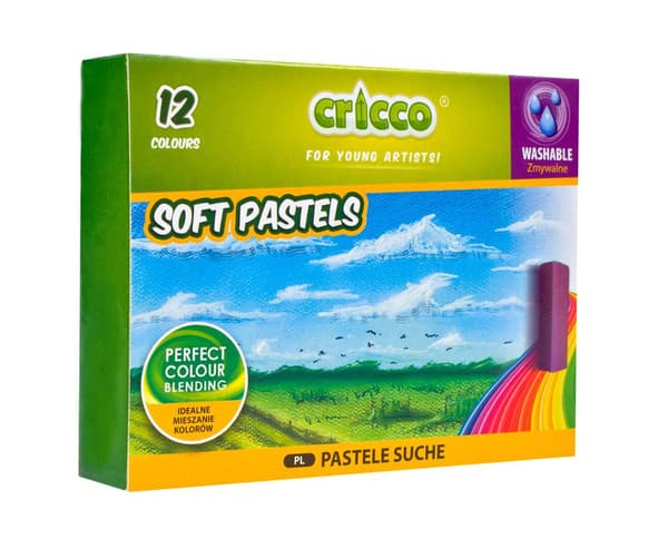 Bløde pasteller 12 farver CRICCO