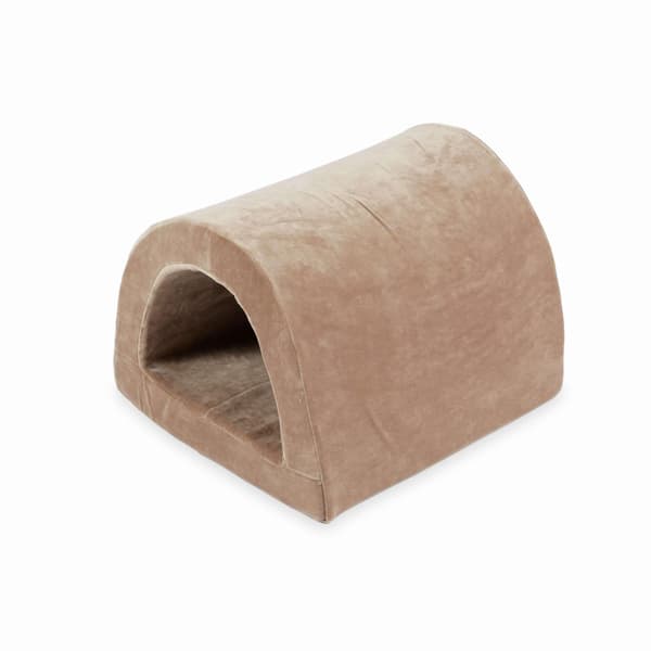 Fløjlsblød mørk beige skumlegepladsbro