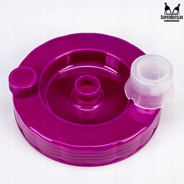 24 liters burk med plastlock + remmar