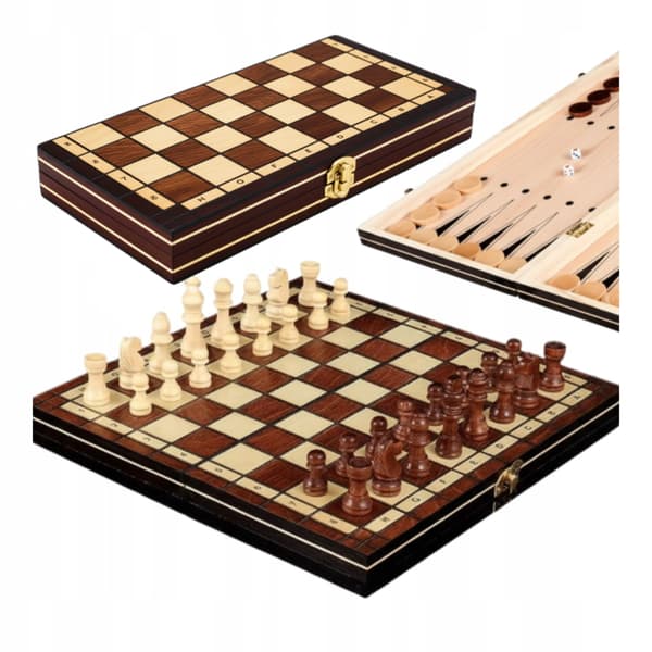 3.6 Schack 3 i 1 (Dam / Backgammon)