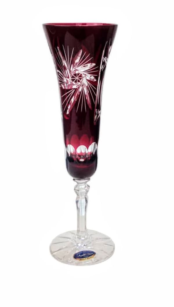 Ruby Crystal Champagneglas 170 ml Olive Grinder