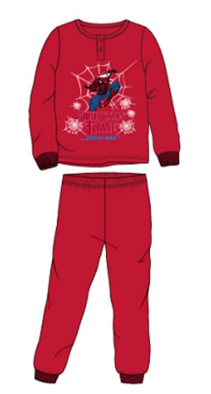 SPIDER-MAN POJKPYJAMAS I ASK PREMIUM BOMULLMON 116 FN14B