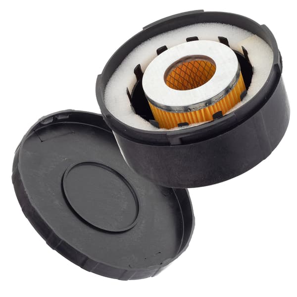 CS-1(2) HEPA 1" LUFTINDSUGNINGSFILTER plastikhus