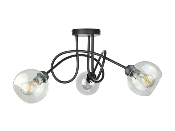 Loftlampe 3xE27 EVIE SORT