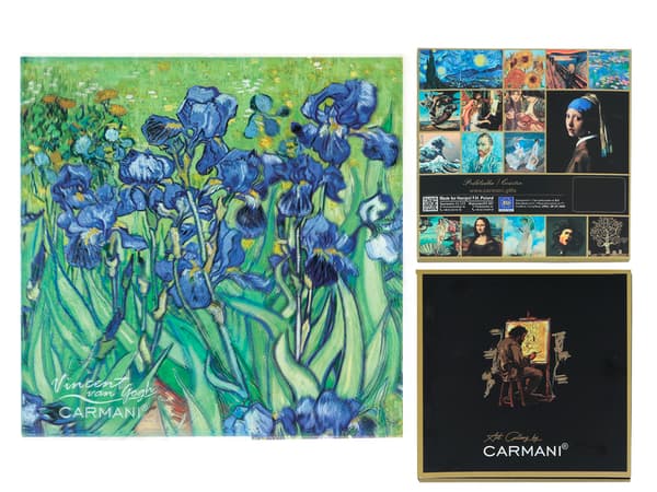 Glasunderlägg - V. van Gogh, Irisar (CARMANI)