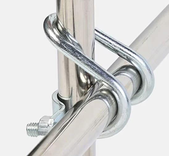 åben tværstangklemme 1/2" x 1/2"