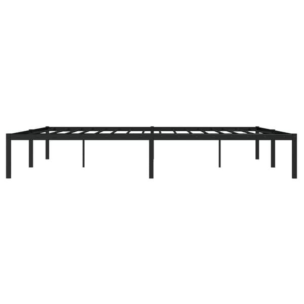 vidaXL metalsengestel sort 183x213 cm