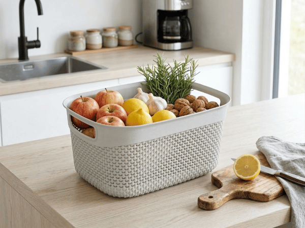 LAVADO PLASTIKKURV 23X17X12CM 3,3L GRÅ