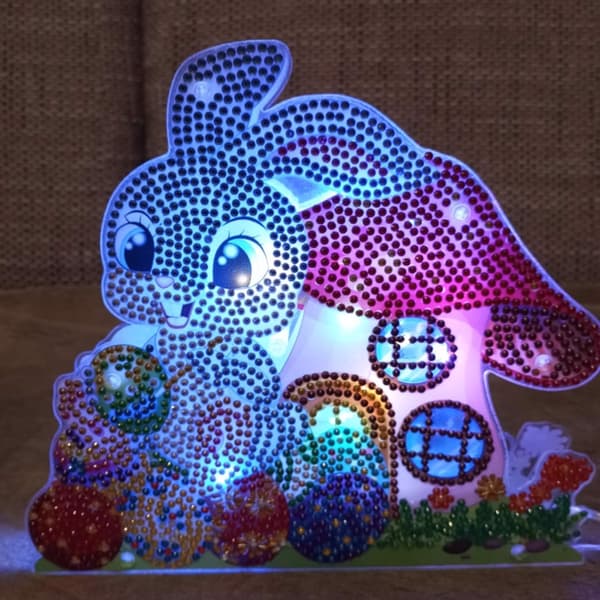 5D diamantbroderi kanin