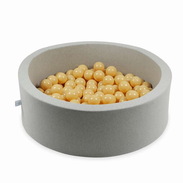 Legetøjskugler ø7cm 25 stk beige