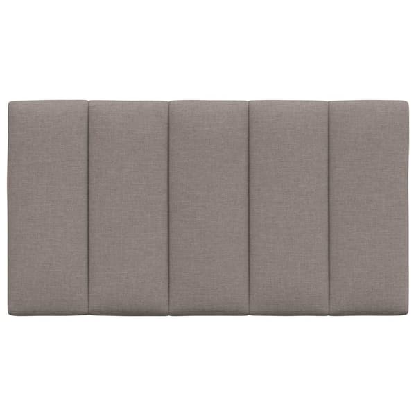 vidaXL hovedgærdehynde, taupe, 90 cm, stof
