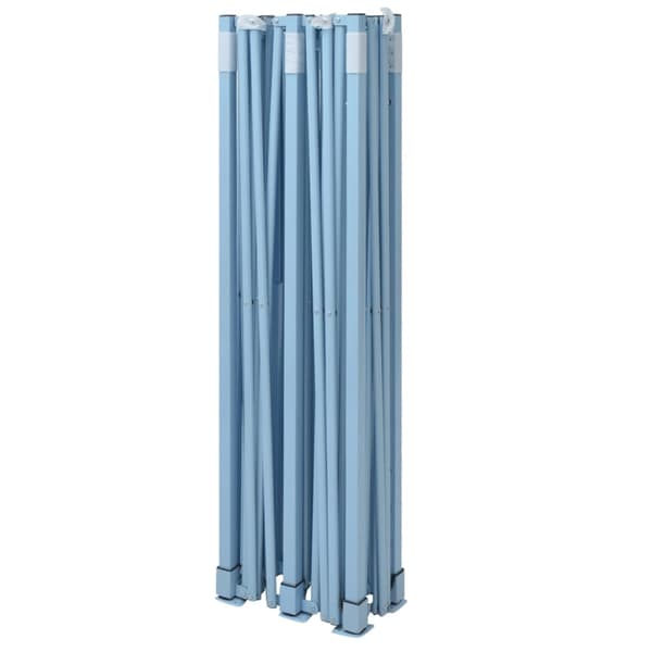 vidaXL professionelt foldbart festtelt, 4 sider, 3x6 m, stål