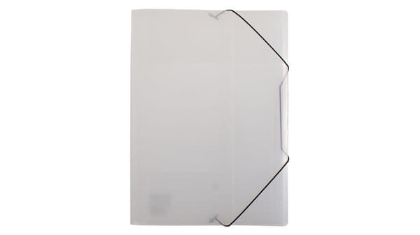 Mappe med elastik A4 PP transparent