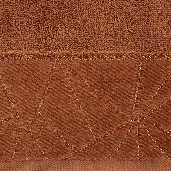 CLEO badehåndklæde i mursten 50x90 cm