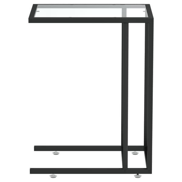 vidaXL computer sidebord transparent 50x35x65 cm