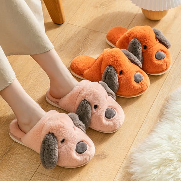 Lemi Rosa Damtofflor med Hund 40/41
