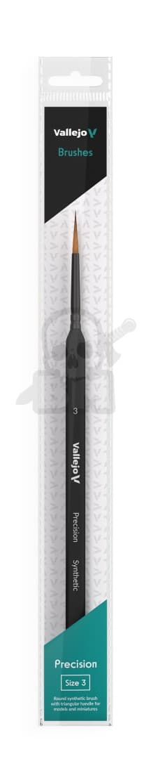 VALL-B03003 Precisionsrund synthborste. BrushTr