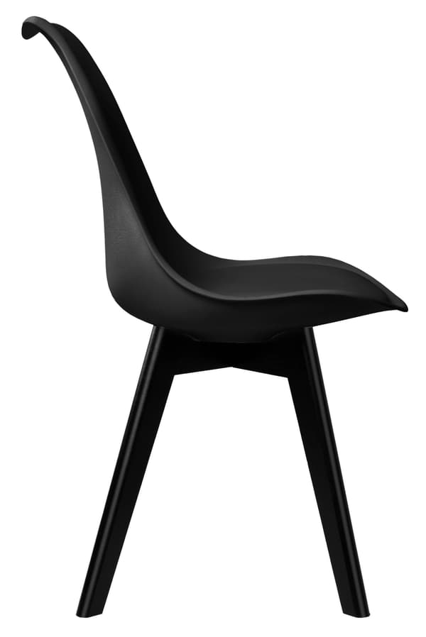 Nantes Black DSW moderne stol sort