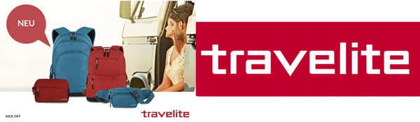 PL144 Travelite Basic-rygsæk til bærbar computer, skole, turist, by