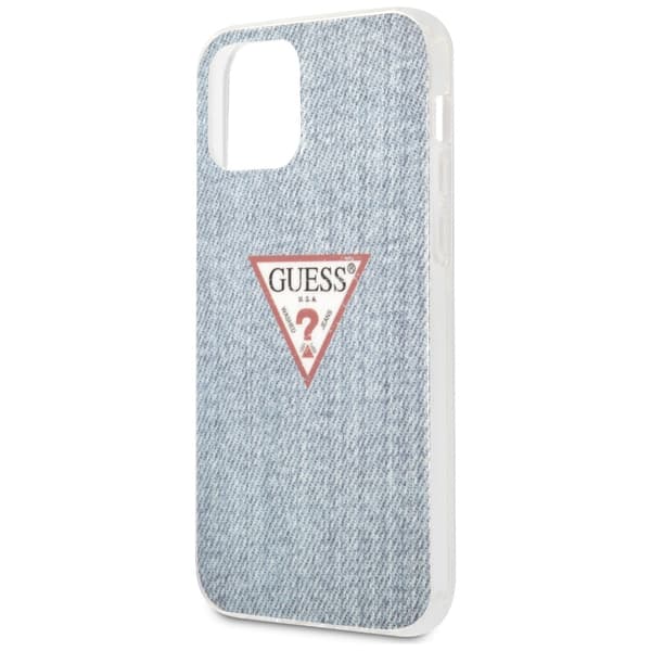 Guess Jeans Collection cover til iPhone 12 Pro Max, blå/lyseblå
