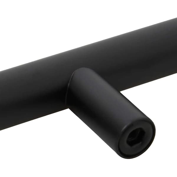 vidaXL skabsgreb 5 stk. sort 192 mm rustfrit stål