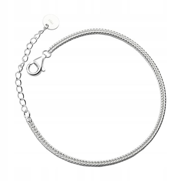 925 silver modulärt berlockarmband för kvinnor, justerbart