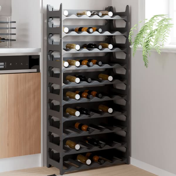 vidaXL Pinottava viiniteline 60 pullolle, PP