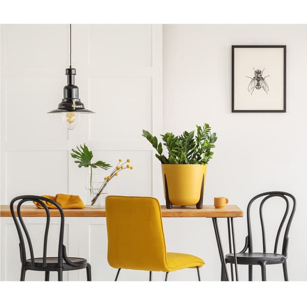 Mos urtepotte hvid 30xh28 cm