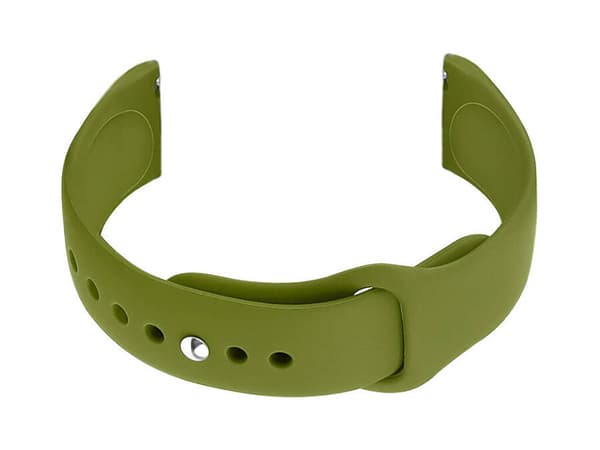 Gummirem til ur U21 20mm - oliven
