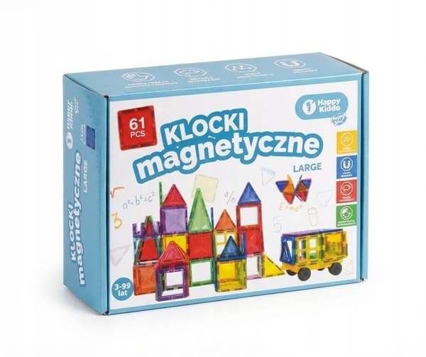 MAGNETISKE BLOKKE 61 STK.