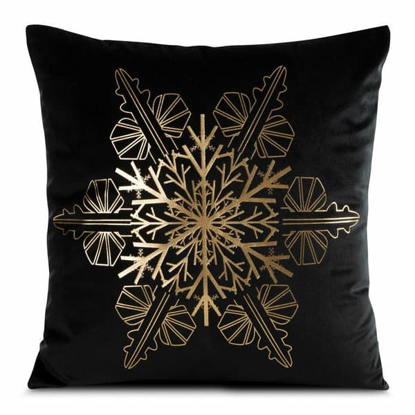 Julepudebetræk JOY/1A 45x45 cm guld