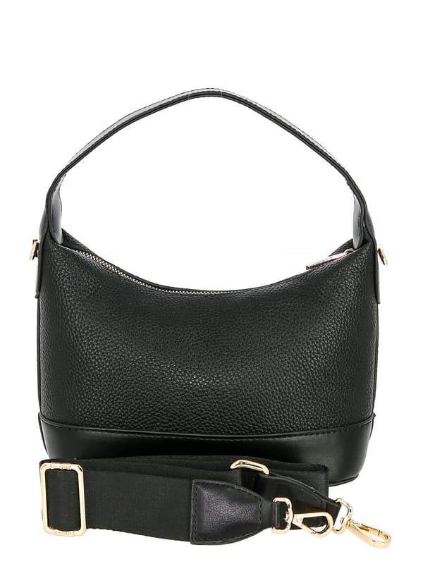 David Jones dame mini skuldertaske, øko-læder, sort